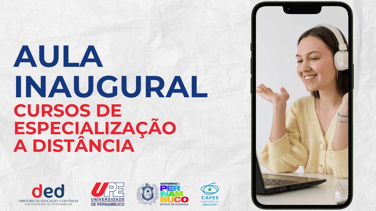 Aula Inaugural dos Cursos de Especialização a Distância (EAD) da Universidade de Pernambuco 2024.2