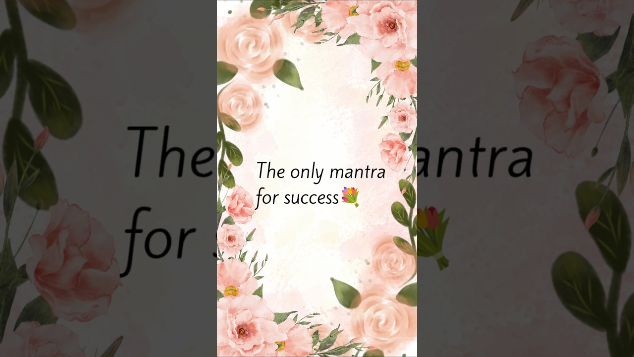 success mantra|ca aspirant