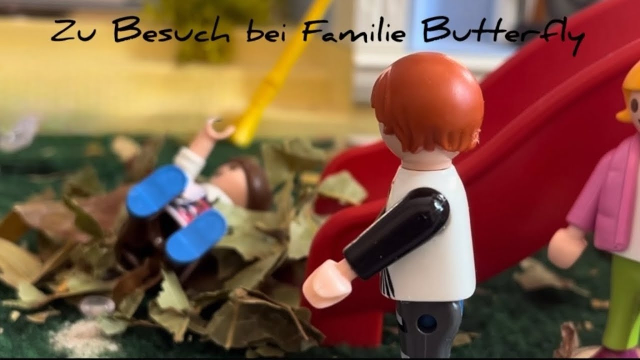 Zu Besuch bei Familie Butterfly 🥰 #playmobil #kinderunterhaltung #elternundkinder ￼