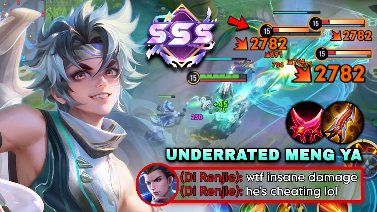 UNDERRATED MARKSMAN MENGYA CAN ALSO KEEP UP IN THE META IN FARM LANE! | MENGYA BUILD & ARCANA