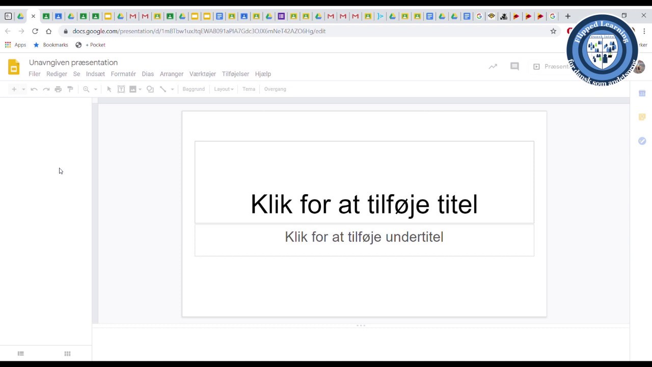 Lav dine egne flashcards til ordforråd med Google Slides
