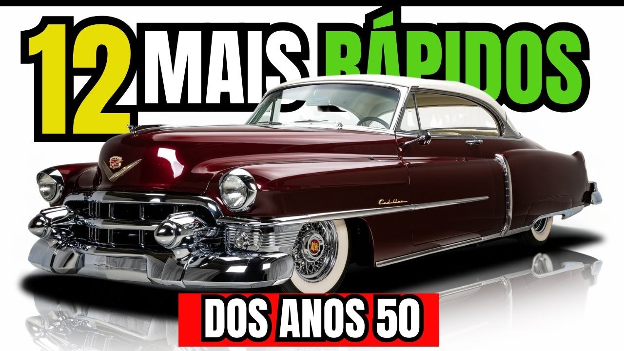 Os 12 Carros Americanos Mais Rápidos dos Anos 50 – Quantos Você Realmente Conhece?