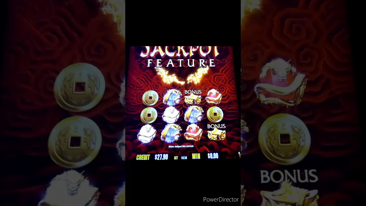 #Shorts JACKPOT FEATURE! 5 DRAGONS RAPID 1c SLOT * 469X WIN!