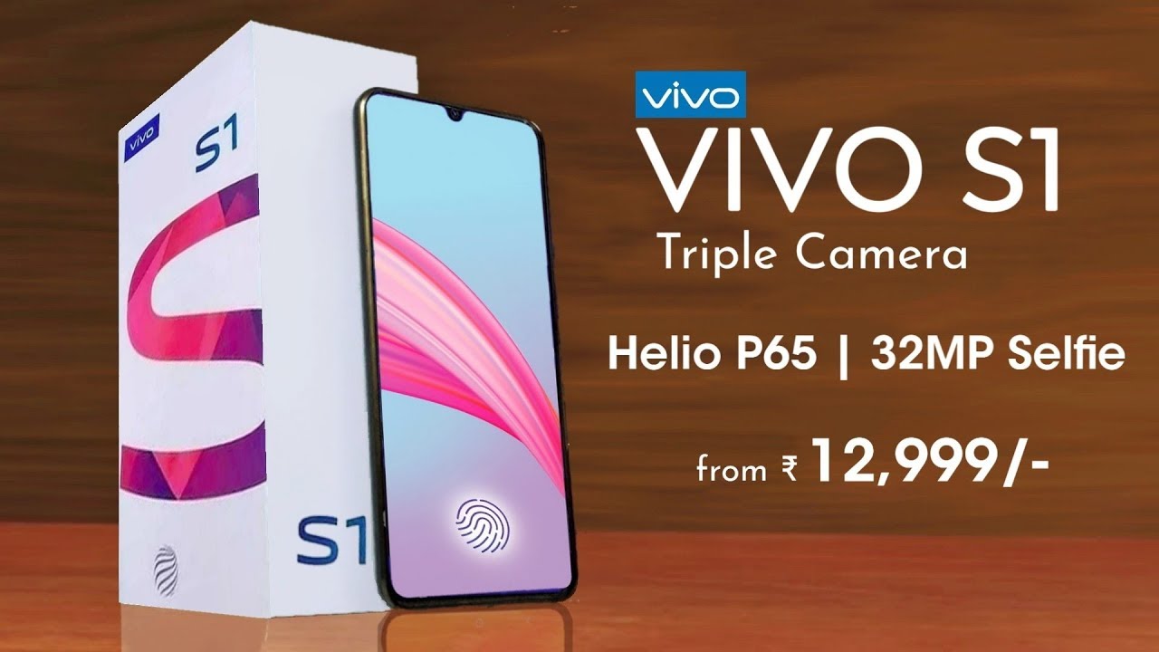 Vivo S1 - 32MP Selfie, Indisplay Fingerprint, Helio P65 | Vivo S1 Unlock Your Style