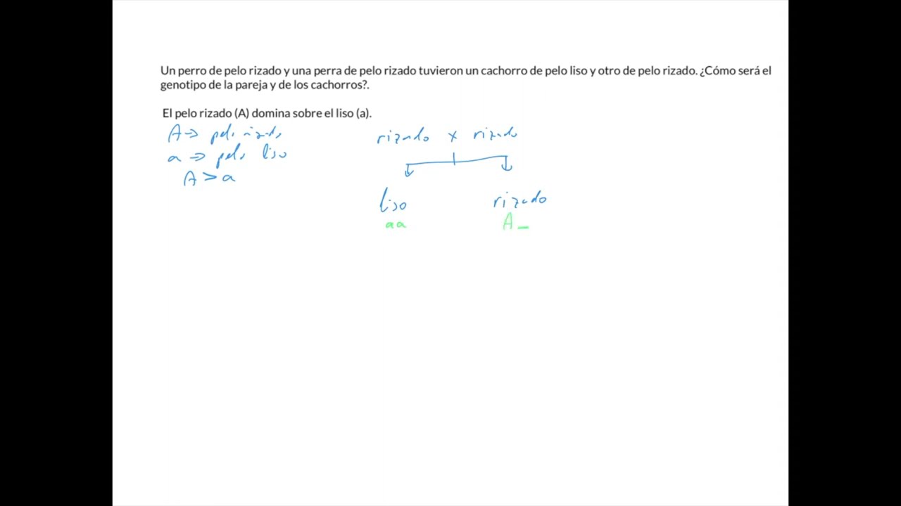 Problemas de genética: hechos consumados