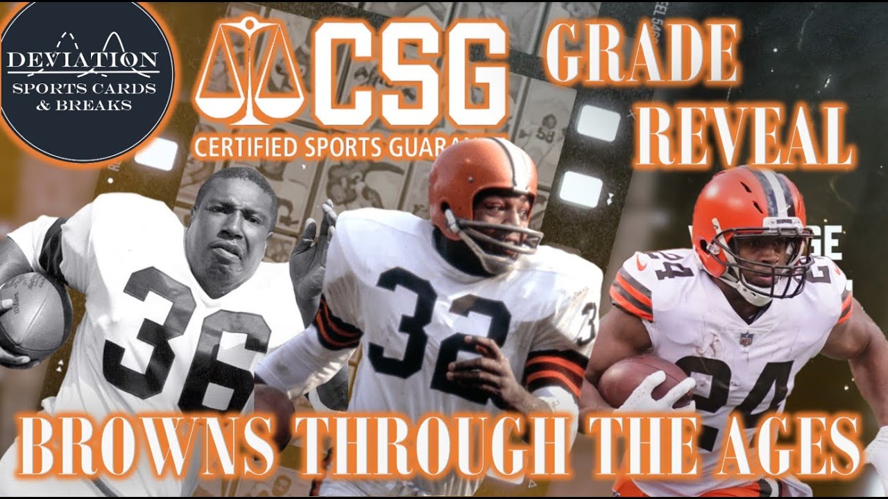CSG Grade Reveal - SICK Reveal of Browns RB through the ages!!