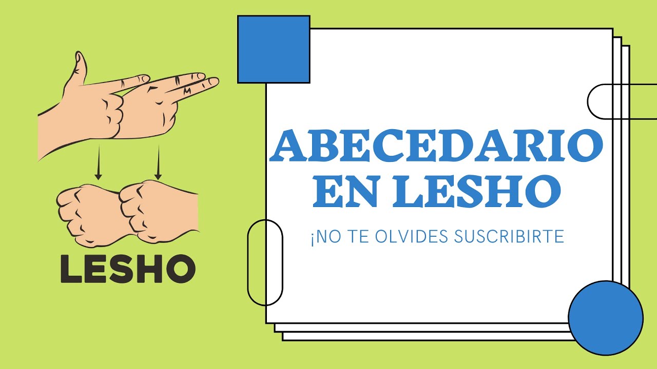ABECEDARIO EN LESHO