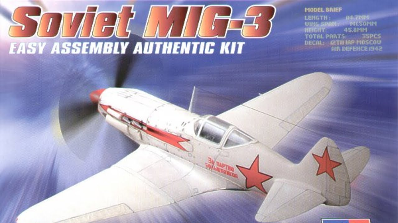 HobbyBoss 1/72 MiG 3 review