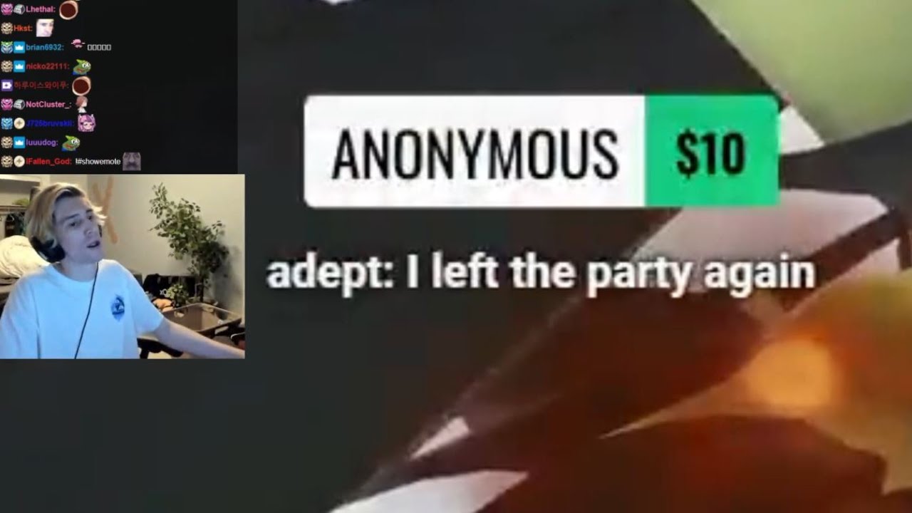 xQc Gets Trolled by Adept Voice Dono