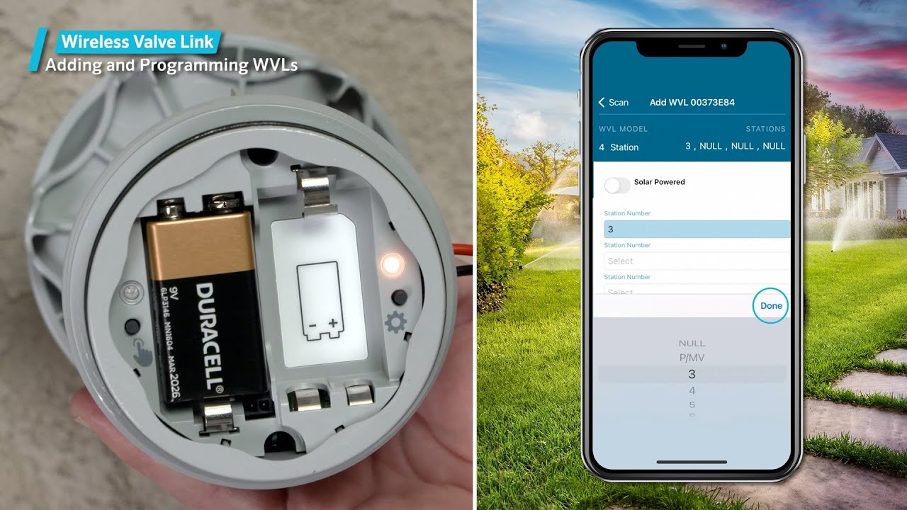 Hunter Wireless Valve Link: Adding and Programming WVLs  (3 of 12)