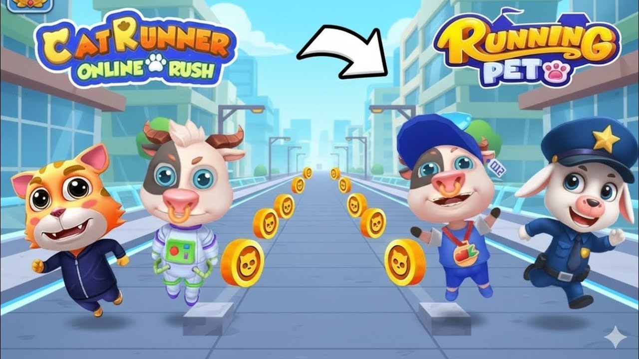 Cat Runner Game Hack Part 14 #catrunner#endlessrunner #templerun2 #games #games 