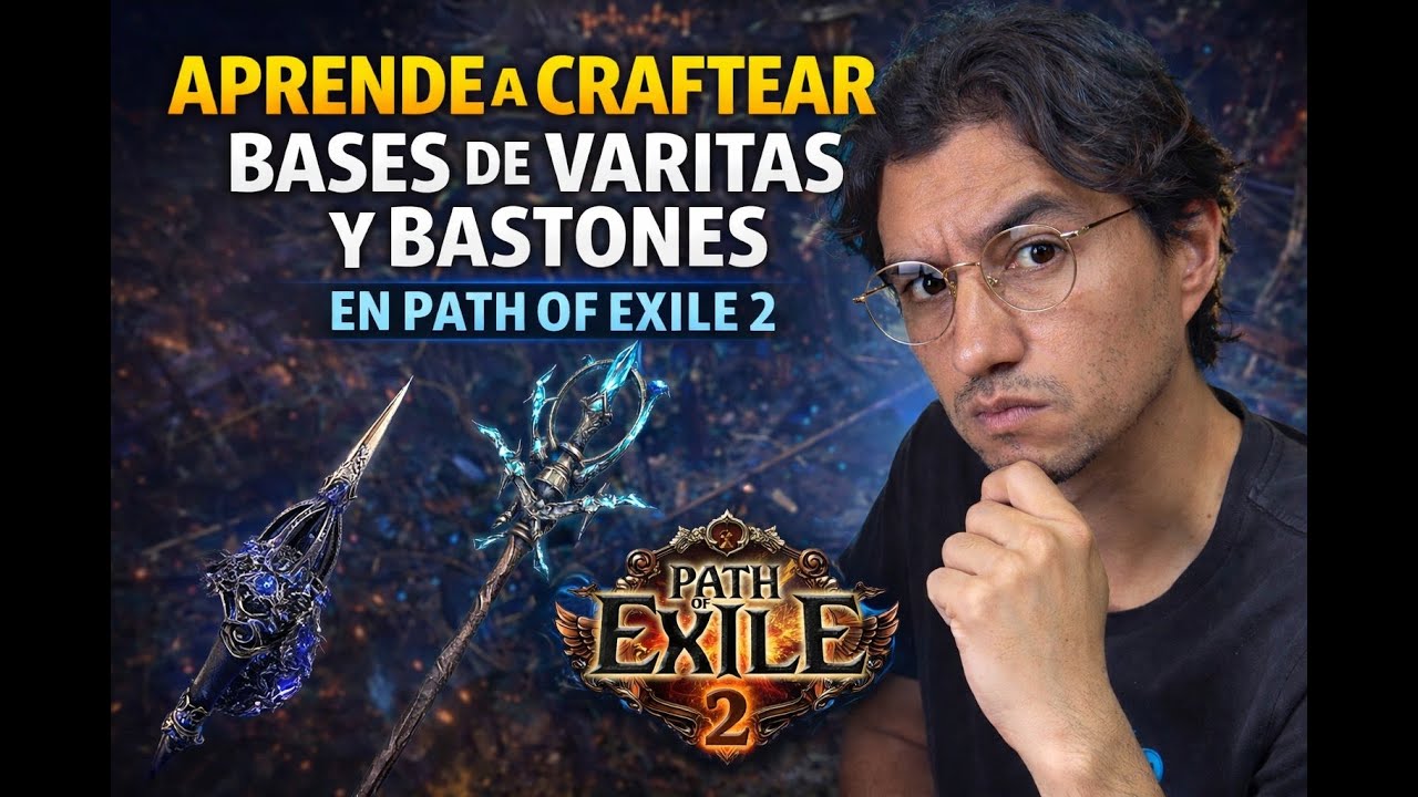 HAZ MUCHA CURRENCY CRAFTEANDO BASES DE BASTONES Y VARITAS EN PATH OF EXILE 2.