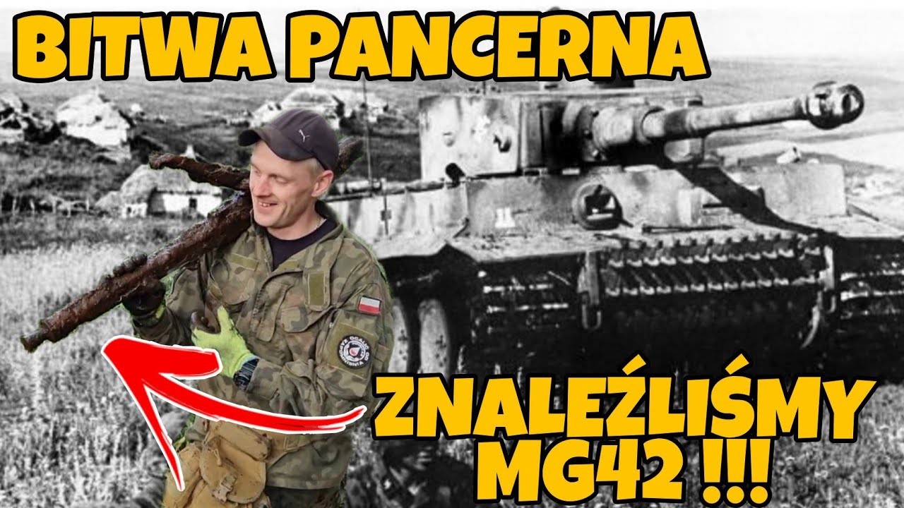 BITWA PANCERNA GRABOWO !!! ZNALEŹLIŚMY JEJ POZOSTAŁOŚCI mg42