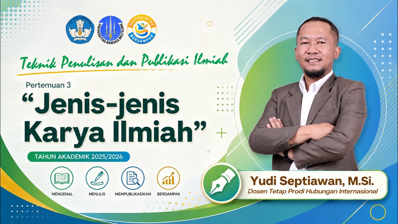 Pertemuan 3 - Jenis-jenis Karya Tulis Ilmiah