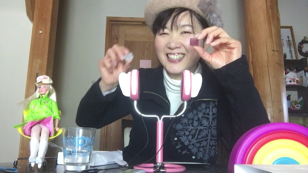 【音フェチ】まさよし兄からもらった琥珀糖食べてみた。咀嚼音カプリコも^_^【ASMR】