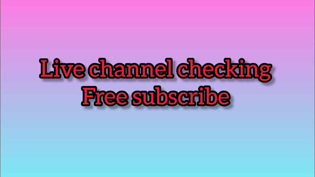 live channel checking and promotion