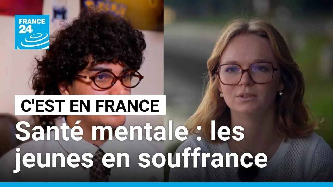 Un jeune Français sur trois souffre d'un trouble mental • FRANCE 24