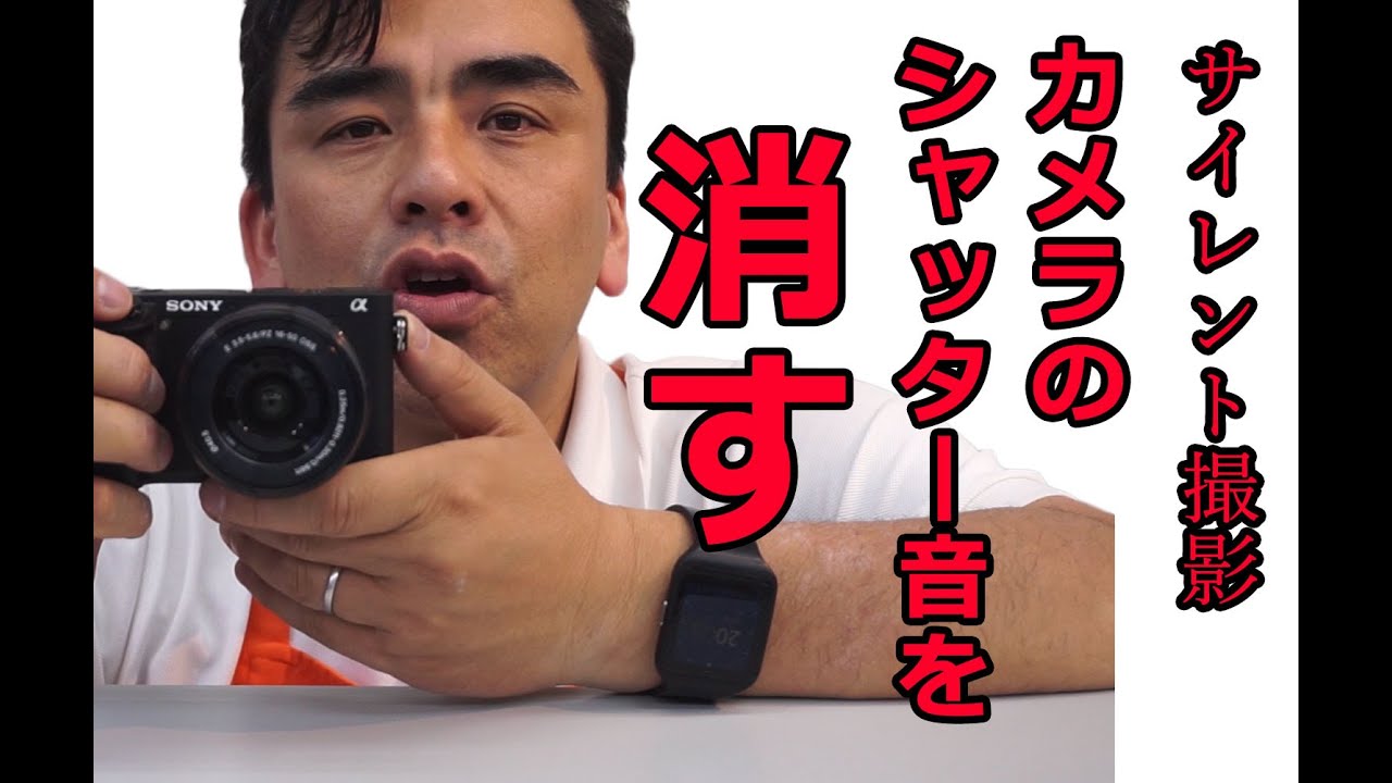 ソニーα6300 サイレント撮影 (無音) これは使える機能!!