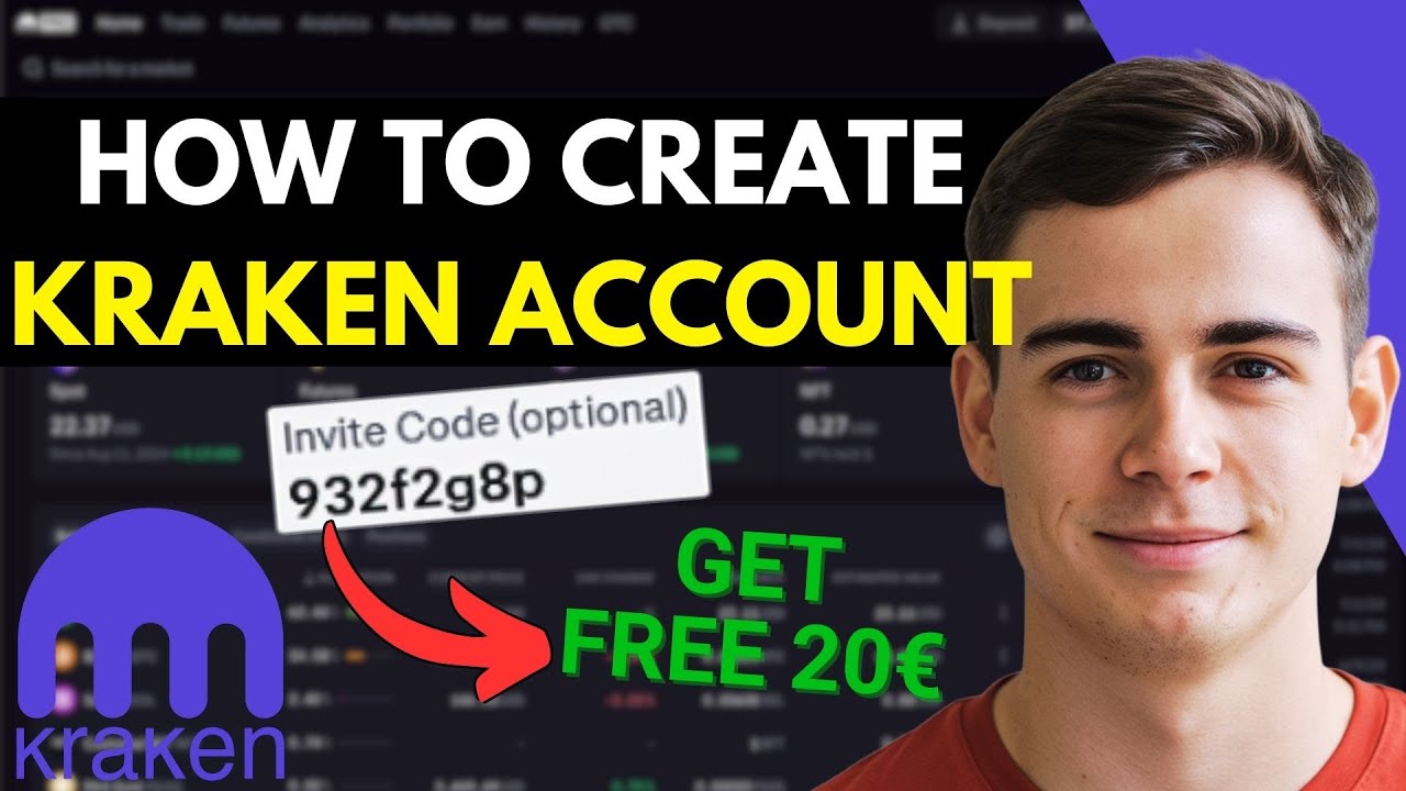 How To Create Kraken Account + FREE 100&euro; Sign Up Code (Easy)