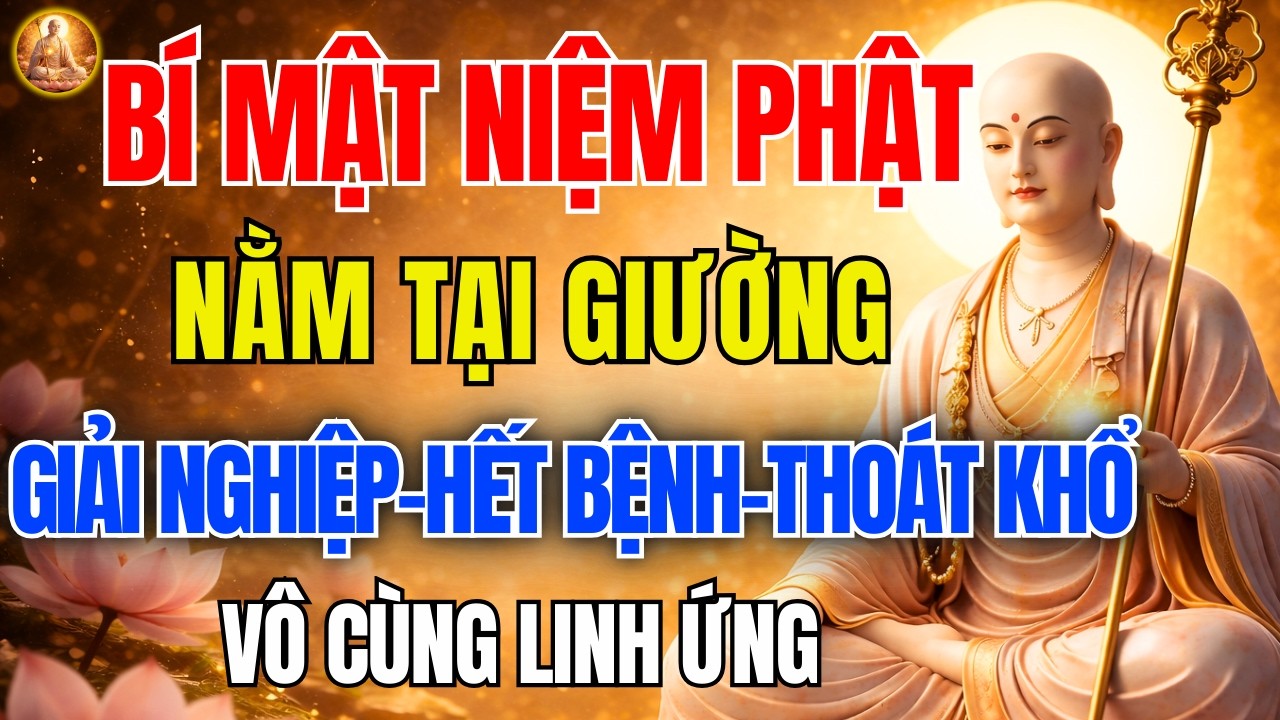 Địa Tạng Vương Bồ Tát Dạy 3 Bí Mật Niệm Phật Tại Giường 🙏 Giảm Nghiệp, Nhẹ Nợ, Thoát Khổ