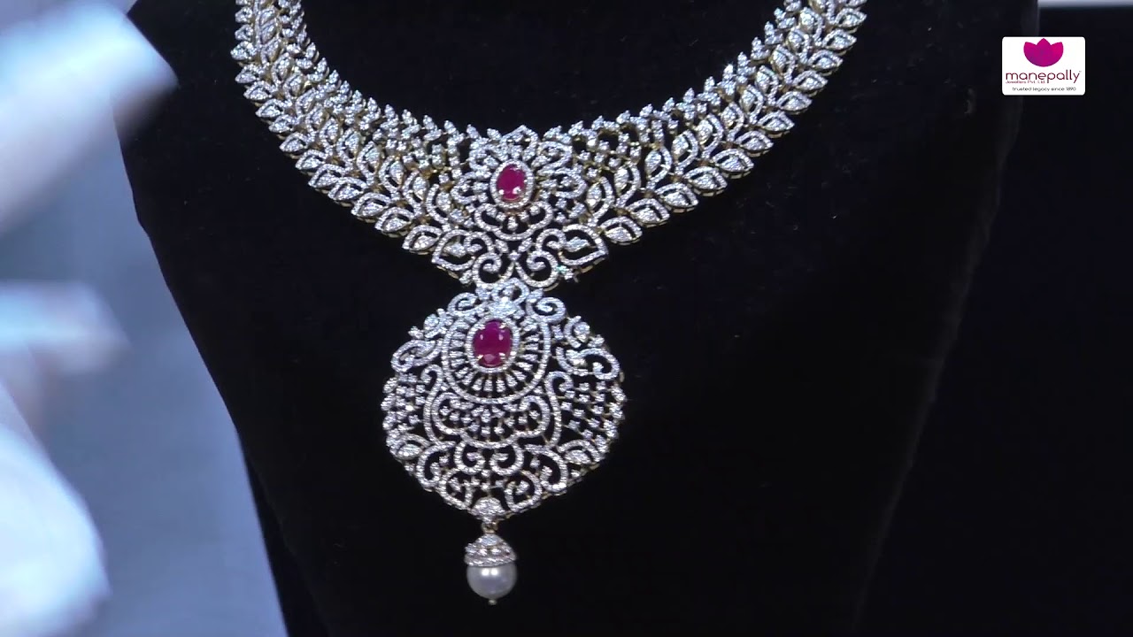 Unique Design Diamond Choker Collections | Ep584 | Manepally Jewellers Pvt. Ltd.