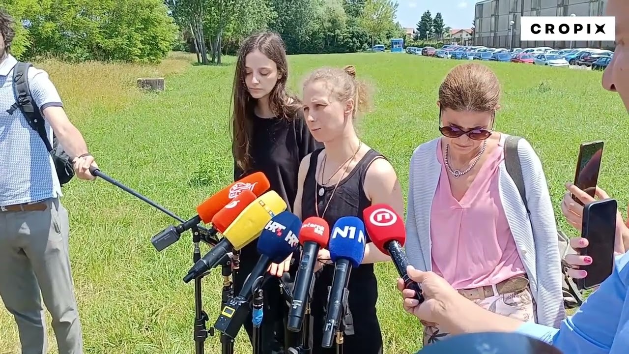 Izjava članice Pussy Riot Marie Alyokhine ispred zatvora Remetinec