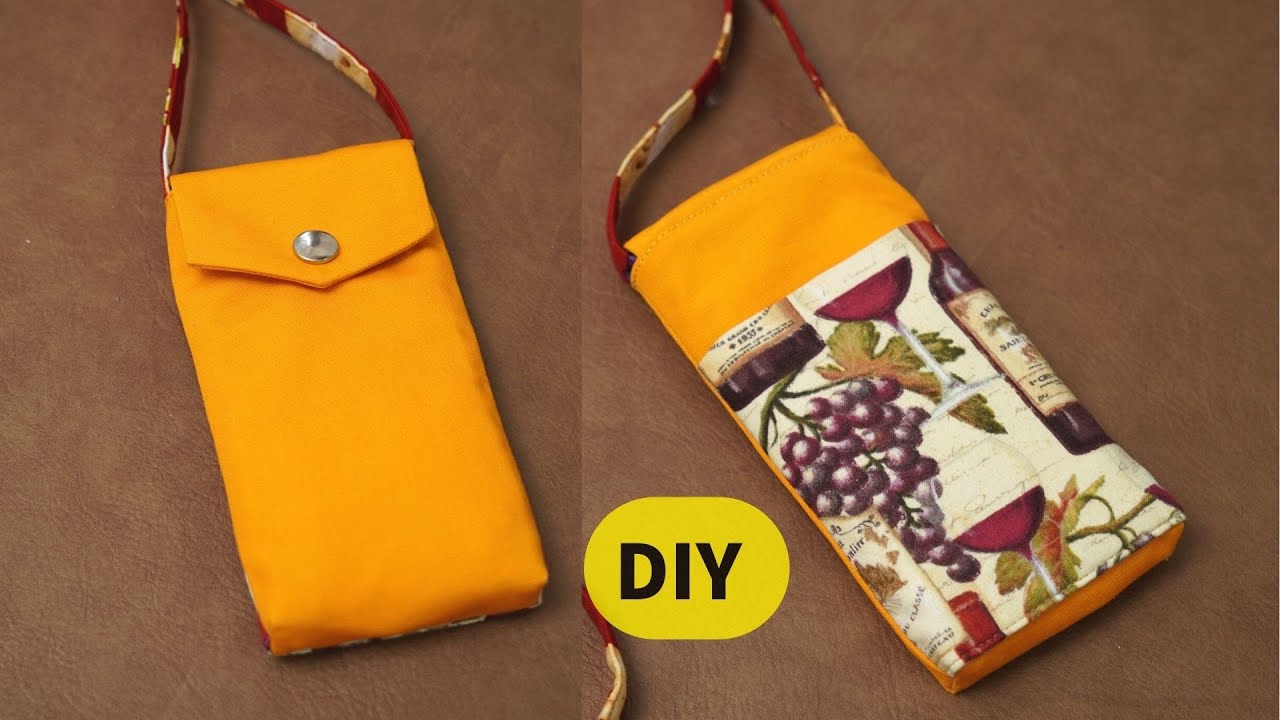 How to Make a Simple Cell Phone Bag Use it Every Day丨Sewing Tips丨Creative Sewing