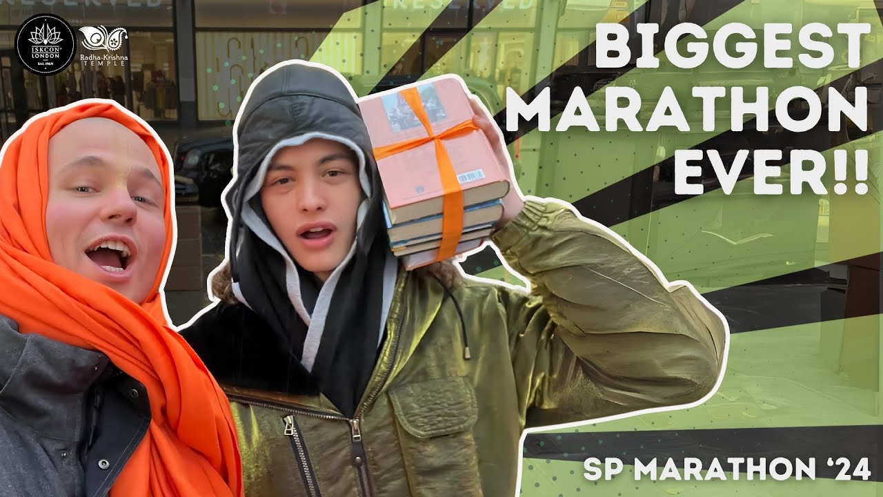 The Biggest Marathon on record!! | ISKCON London Sankirtan