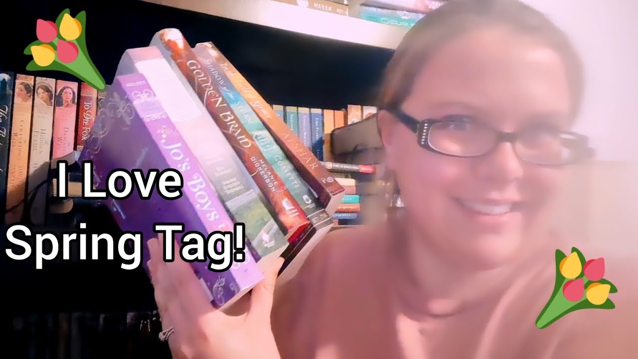 I Love Spring Tag