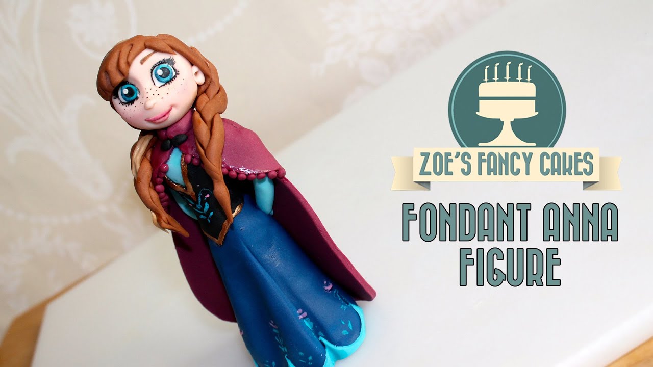 Frozen Anna cake topper How to make Anna cake topper frozen Anna doll cake tutorial frozen cake