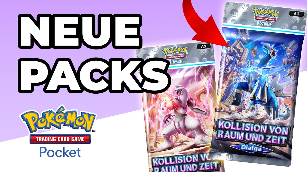 Pack Opening der neuen A2 Packs! | Kollision von Raum und Zeit!  - TCG Pocket
