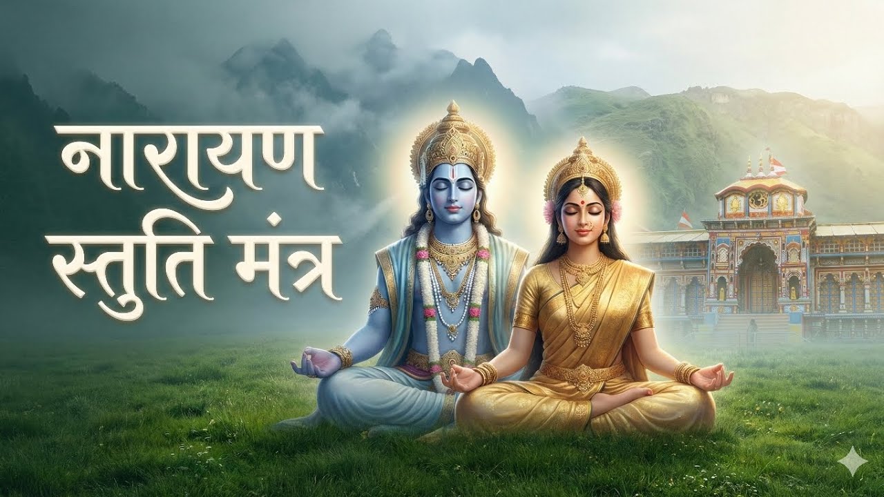 Bhaj Man Narayan Narayan Hare Hare | Peaceful Vishnu Mantra for Meditation & Inner Peace