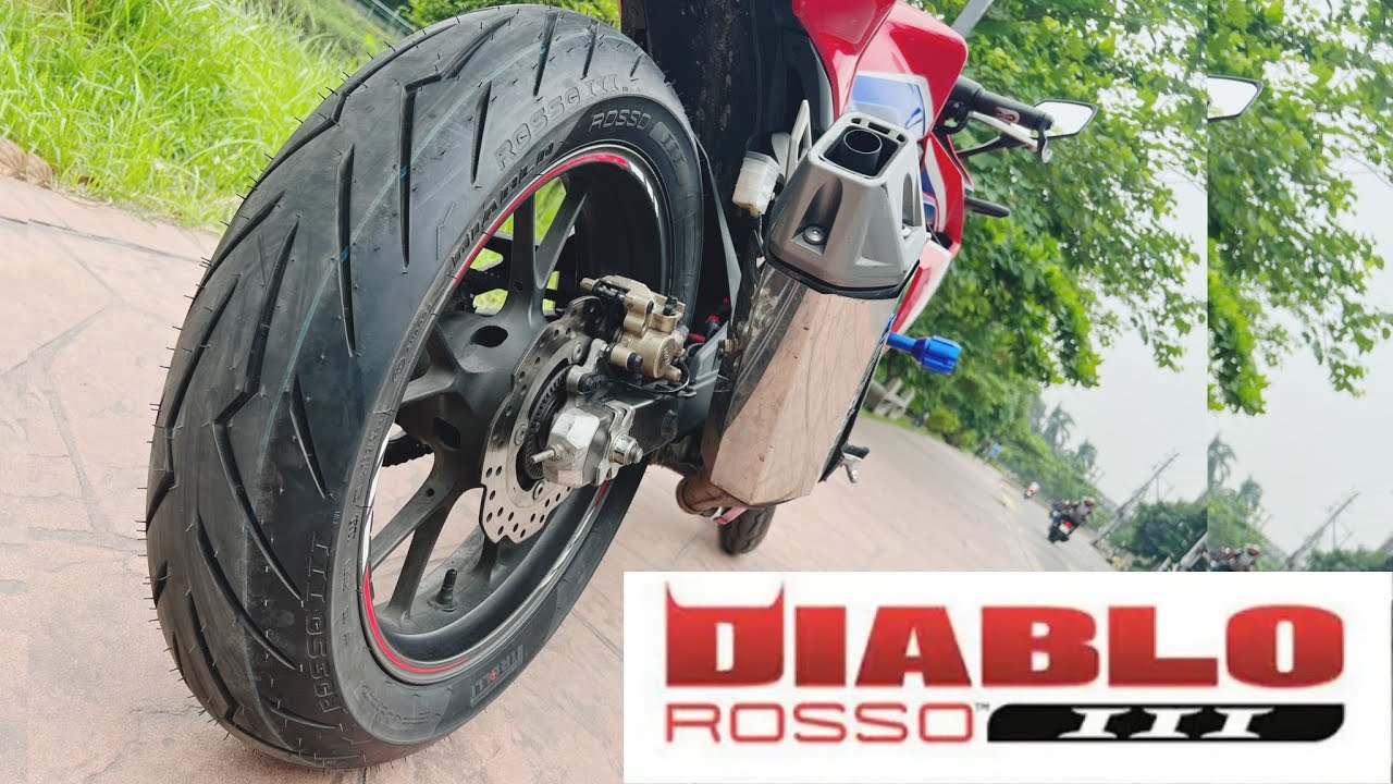 Pirelli Diablo Rosso III Tires installed On HONDA CBR  || R Cube Vlogs ||