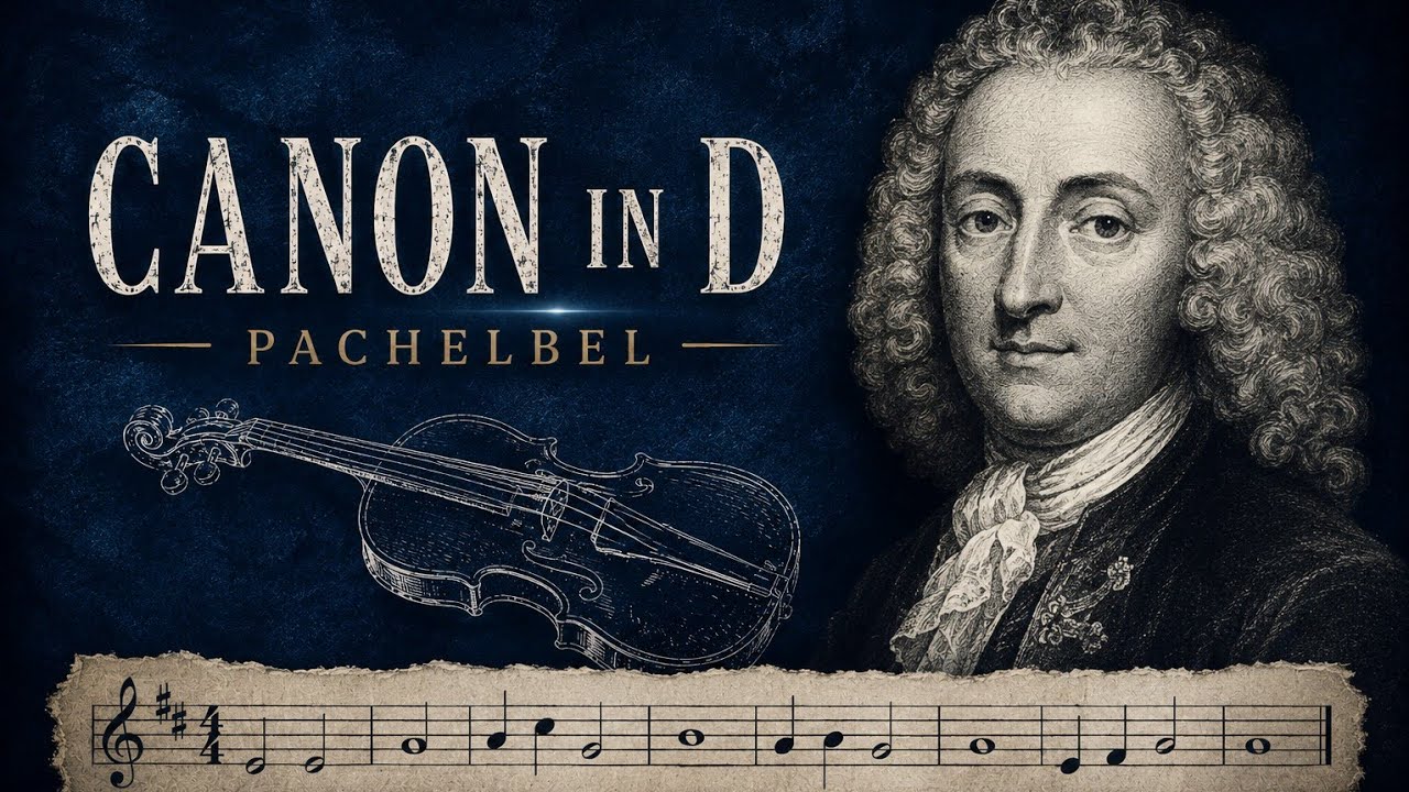 Partitura violino Canon in D - pachelbel