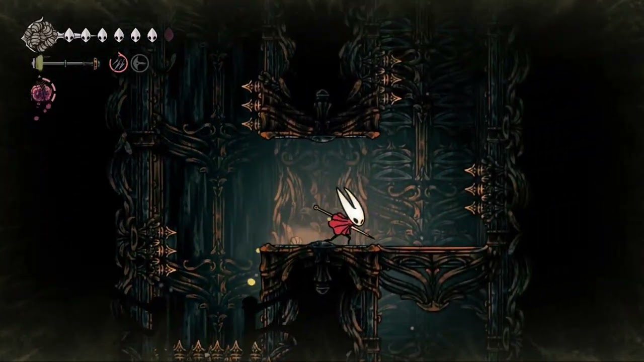 Silksong Courier's Rasher (no double jump, bilewater path)