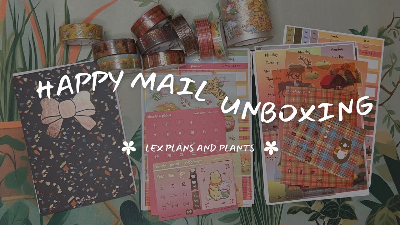 Unboxing Happy Mail from Simply Gilded! 