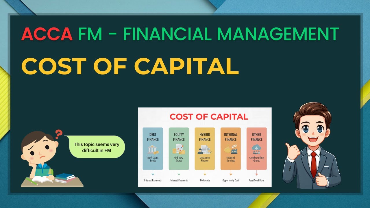ACCA FM | Cost of capital | Most easy explanation