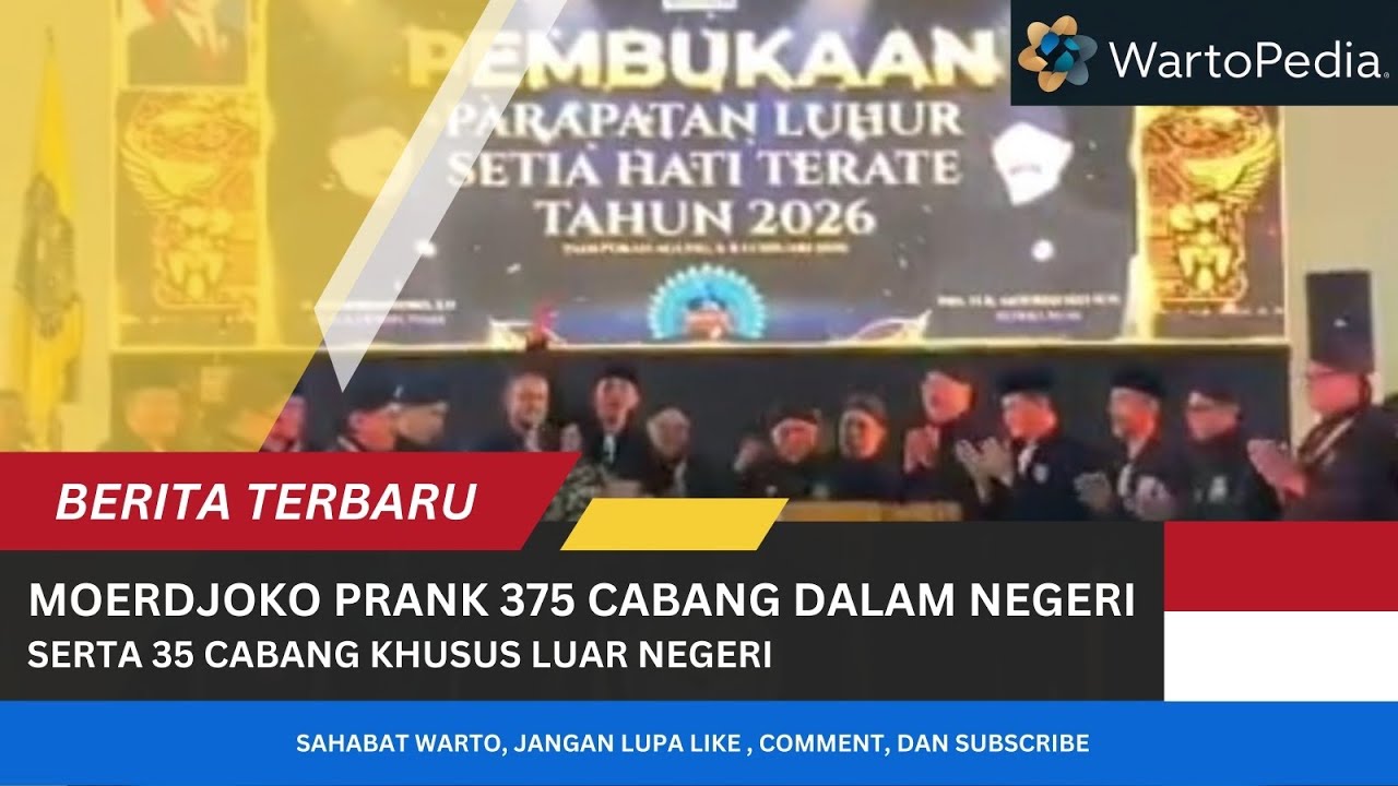 SATU PADEPOKAN DI PRANK MOERDJOKO YANG KATANYA PEMBUKAAN DIHADIRI OLEH PRESIDEN PRABOWO 