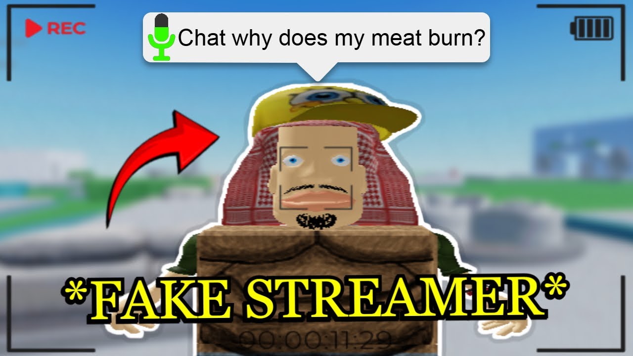 Trolling As A  Fake Streamer In Roblox MicUp (Roblox Voice Chat Trolling)
