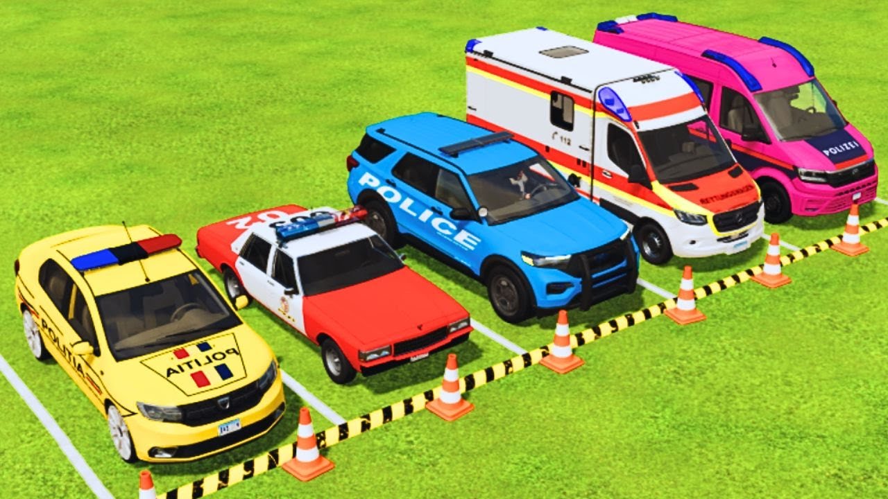 Перевозка полицейских машин, Dacia, Chevrolet, внедорожников Ford, машин скорой помощи, аварийно-...