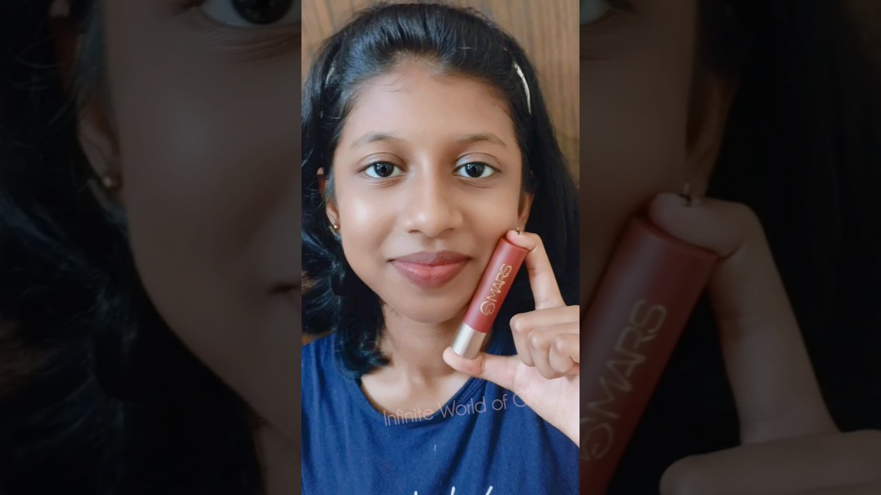 MARS Creamy Matte Lipstick Zesty Zumba review and swatch💄💋#affordablelipstick #marscosmetics #shorts