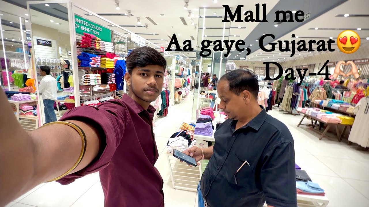 Mall me aa gaye Gujarat😍 | Akshardham mandir | last day of Gujarat | vinay Jadhav