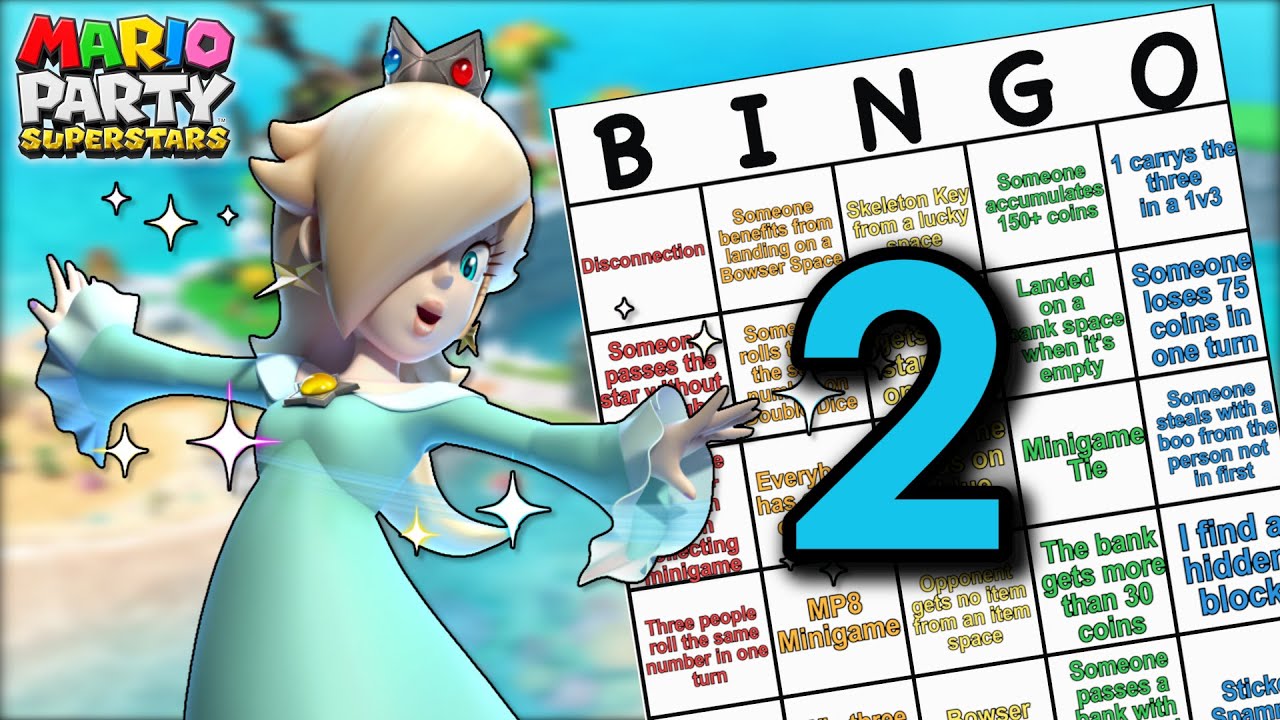 Mario Party Superstars Bingo 2