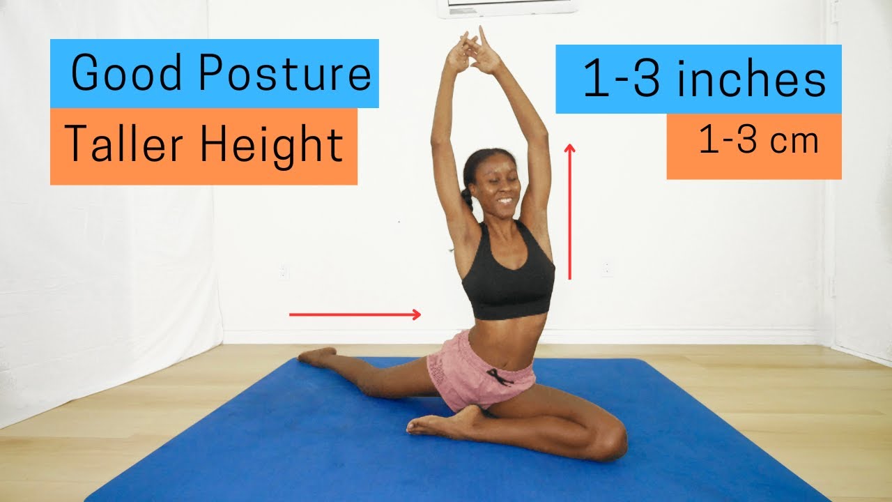 Good Posture ✨ Taller Height Exercises ( yes it's possible)