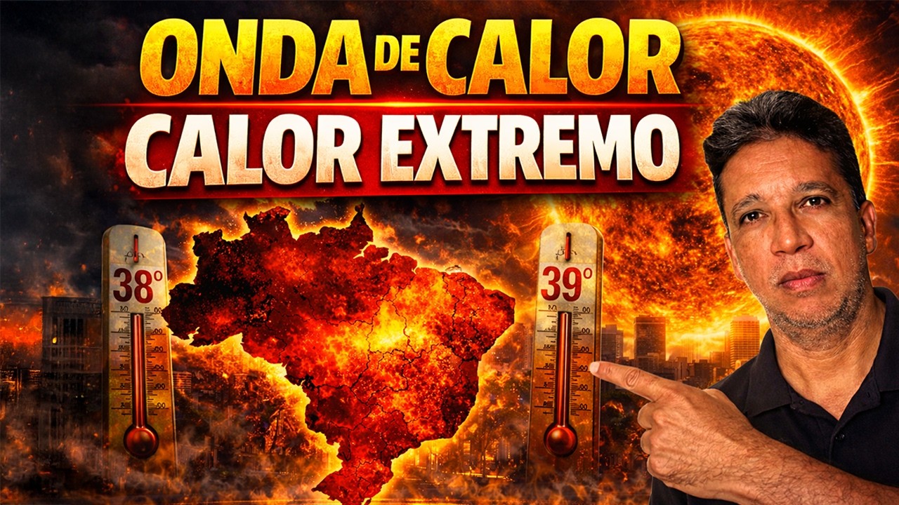 URGENTE! PODEROSA ONDA DE CALOR VAI ELEVAR AS TEMPERATURAS: SUDESTE, CENTRO-OESTE E NORTE EM ALERTA
