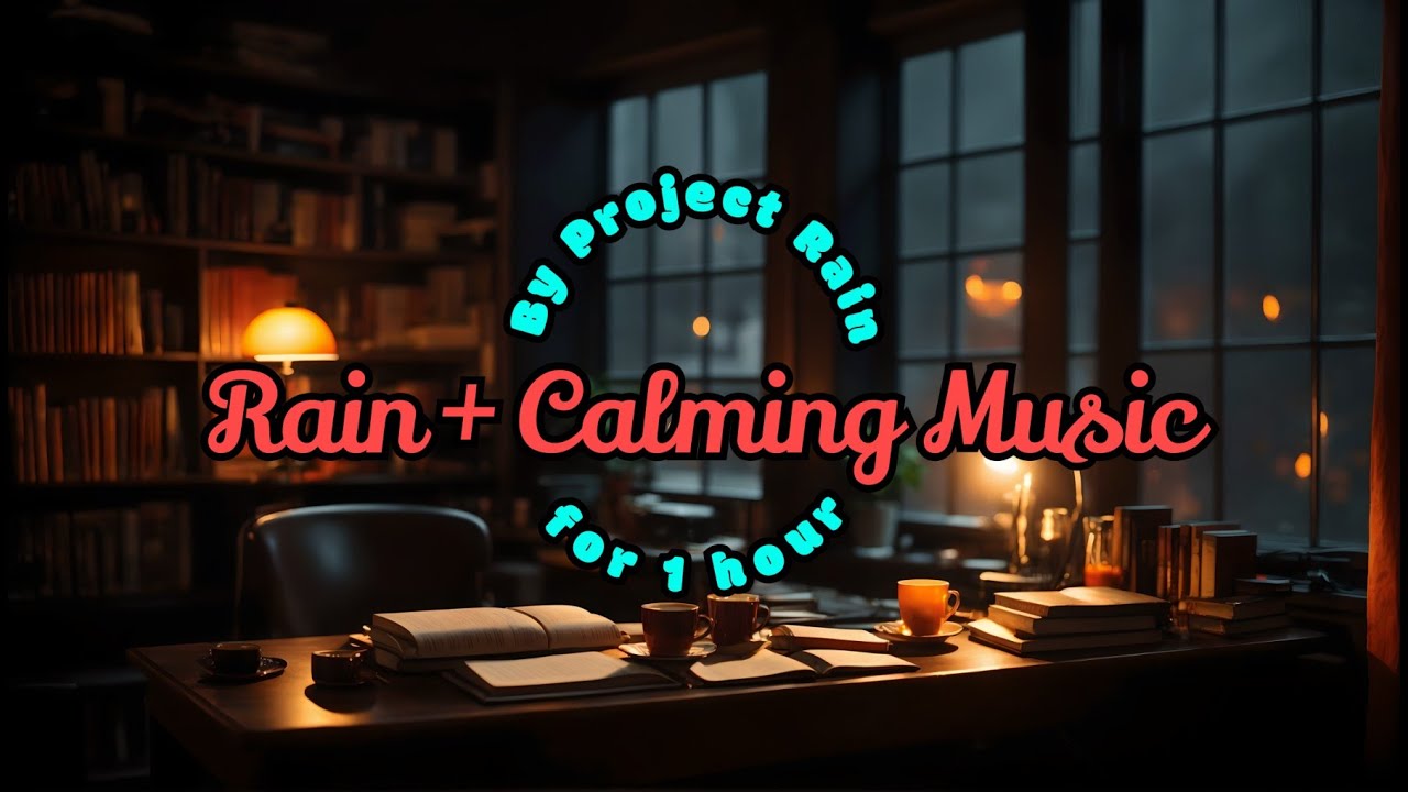 Serene Rainfall Symphony: 1 Hour of Gentle Rain Sounds and Calming Melodies