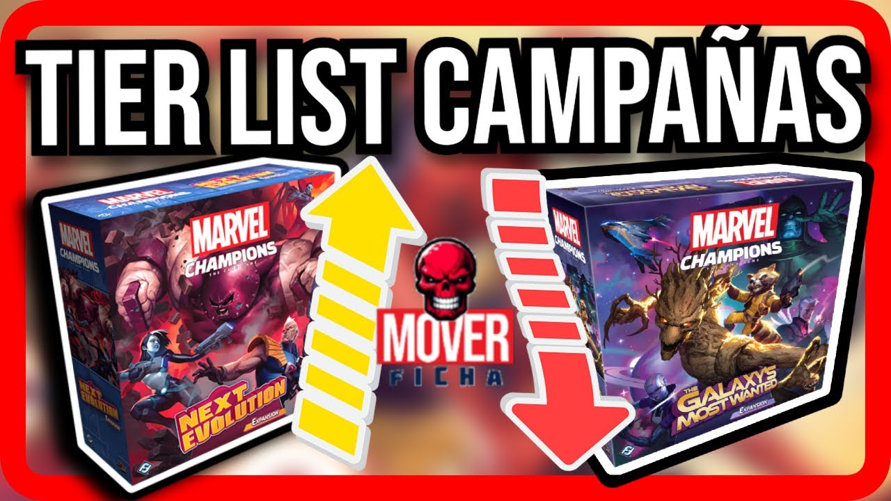 🤩💥TIER LIST de las EXPANSIONES de MARVEL CHAMPIONS💥🤩