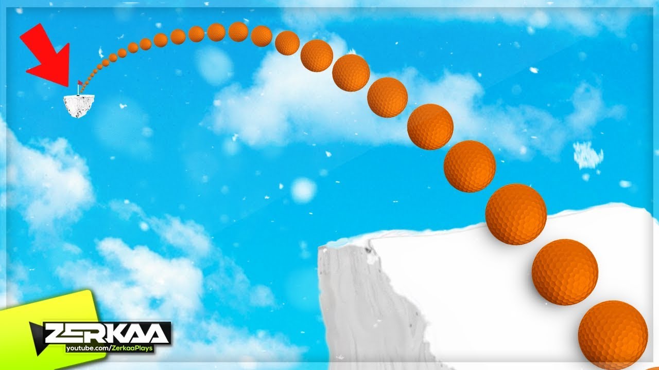 BIGGEST GOLF SNOW JUMP! (Golf It)