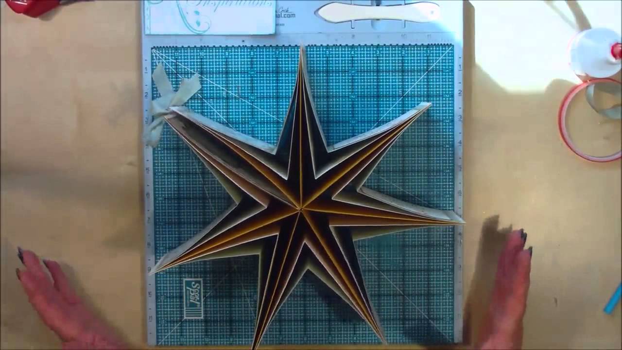 Star Mini Book Tutorial part 1