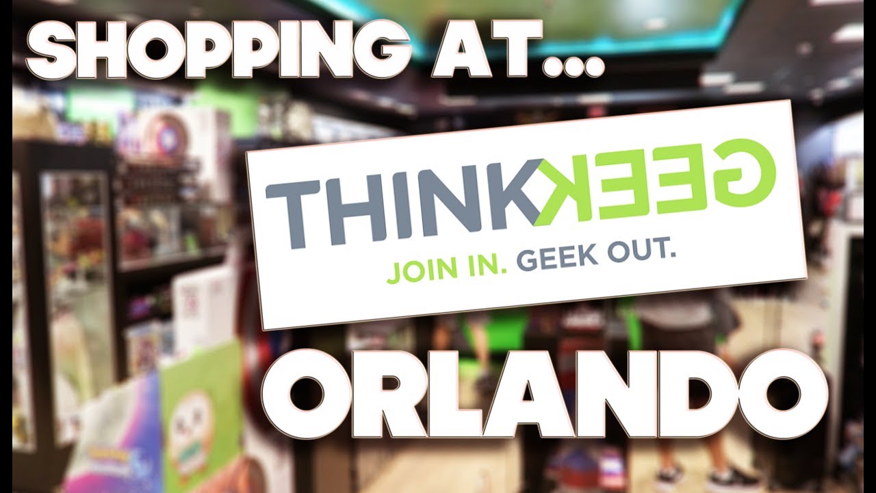 SHOPPING AT - THINK GEEK - FLORIDA MALL - ORLANDO